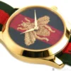 Gucci Le Marche des Merveilles Green & Red Dial Green & Red NATO Strap Unisex Watch - YA126487