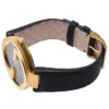 Gucci Interlocking Special Edition Grammy Black Dial Black Leather Strap Watch For Men - YA133208