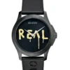 0_040a1645-1665-4058-9d18-75510c01d663-984373 Gucci G Timeless Ghost Black Dial Black Rubber Strap Unisex Watch - YA1264017