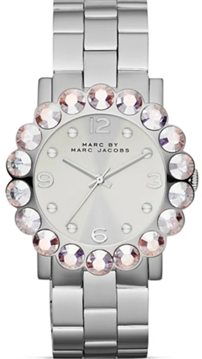 0_09b3c1f7-4b22-4dde-92f7-3810aec407da Marc Jacobs Amy Silver Dial Silver Steel Strap Watch for Women - MBM3222