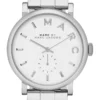0_95c0168e-c4ef-4200-9dfb-9dce88d4fc1c-678521 Marc Jacobs Baker White Dial Silver Steel Strap Watch for Women - MBM3242