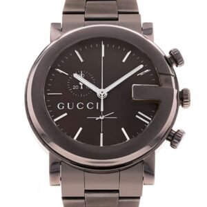 0_a4cd3cf8-edd1-4c74-a263-8c8fe2c0fdc3 Gucci G Chrono Brown Dial Brown Steel Strap Watch For Men - YA101341