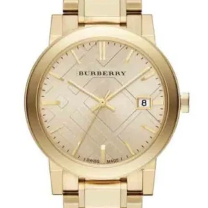 1-223_ba5db124-2eab-4587-9df7-6dbfe621d0a4 Burberry The City Gold Dial Gold Steel Strap Watch for Women - BU9033