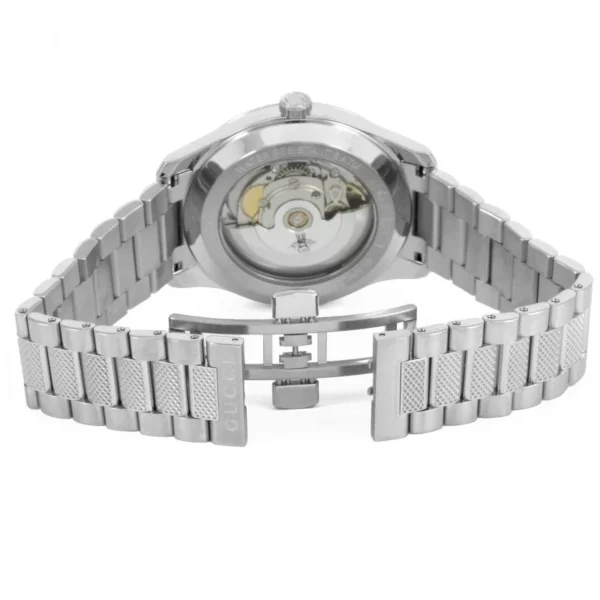 100024067-4-492443 Gucci G Timeless Eryx Silver Dial Silver Steel Strap Watch For Men - YA126339/40
