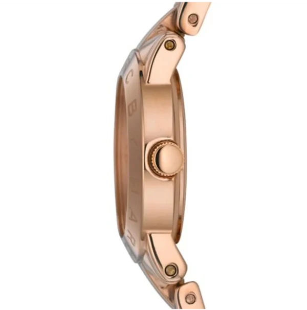 10449523 Marc Jacobs Mini Amy White Dial Rose Gold Steel Strap Watch for Women - MBM3078