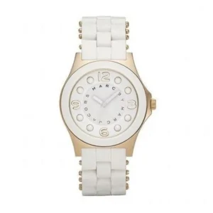 1136e08da9eb067da490ae393a96cbc2 Marc Jacobs Dress White Dial White Silicone Strap Watch for Women - MBM2500