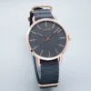 11d1eb9df30242ac110006 Calvin Klein Even Grey Dial Grey NATO Strap Watch for Men - K7B216P3