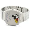 1232109810016_1 Gucci Grip x Disney Quartz Silver Dial Silver Steel Strap Unisex Watch - YA157419