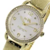 14502354-2 Coach Delancey Diamonds Silver Dial Gold Steel Strap Watch for Women - 14502354