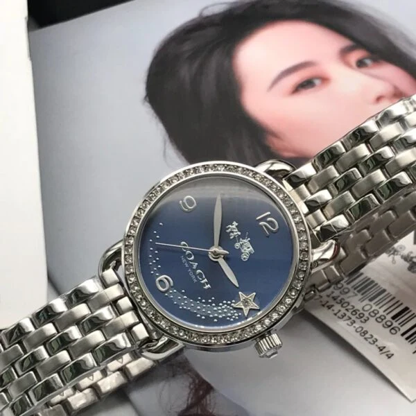 14502693-2-600x600 Coach Glitz Blue Dial Silver Steel Strap Watch for Women - 14502693