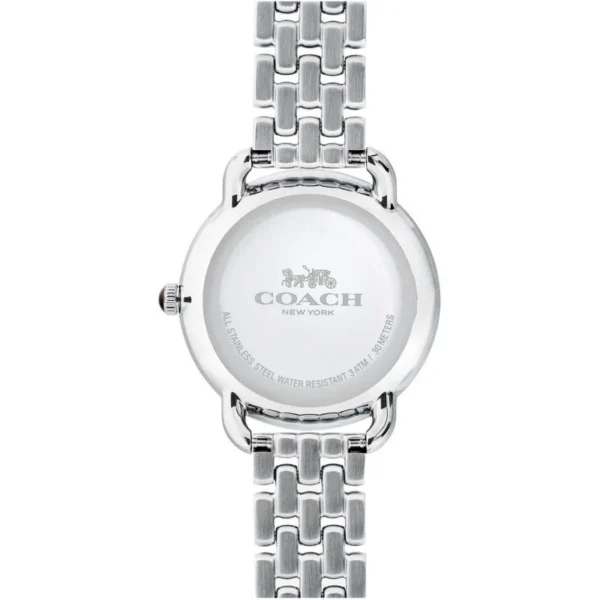 14502781_LRG_rgb_Back Coach Delancey Slim Silver Dial Silver Steel Strap Watch for Women - 14502781