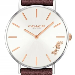 14503154_LRG_rgb_Web Coach Perry White Dial Brown Leather Strap Watch for Women - 14503154