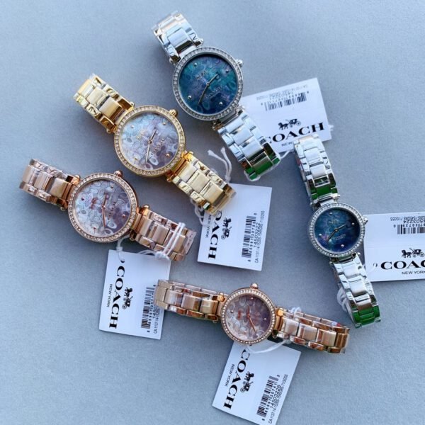 14503223-600x600_071e2bd2-8704-4ff2-8f85-8ffd6ad248bc Coach Park Crystal Dial Rose Gold Steel Strap Watch for Women - 14503226