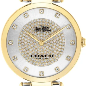Coach Park Silver Dial Two Tone Steel Strap Watch for Women - 14503645