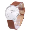 14602152--2 Coach Charles Silver Dial Brown Leather Strap Watch for Men - 14602152