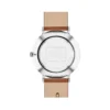 14602152-back Coach Charles Silver Dial Brown Leather Strap Watch for Men - 14602152