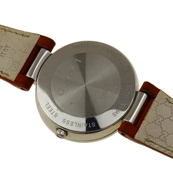 14882991d_5eca2643-c6e6-4aa0-9b6e-94bb26ea0e36 Gucci Interlocking G Brown Dial Brown Leather Strap Watch For Women - YA133319
