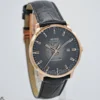155158 Mido Commander Automatic Black Dial Black Leather Strap Watch For Men - M021.407.36.411.00