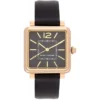 Marc Jacobs Vic Black Dial Black Leather Strap Watch for Women - MJ1522