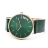 158048-11 Coach Perry Green Dial Green Leather Strap Watch for Women - 14503383-C
