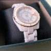 Coach Preston Pink Dial Pink Steel Strap Watch for Women - 14503463
