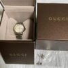 1682635114-977406 Gucci G Timeless Silver Dial Silver Steel Strap Watch For Men - YA126401