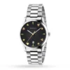 17371347_1_63544de7-de9e-4d7f-9cdb-b357ce04ff0a Gucci G Timeless Black Dial Silver Steel Strap Watch For Women - YA1264029A