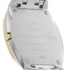 17371509_5 Gucci 25H Quartz Gold Dial Silver Steel Strap Watch for Men - YA163405