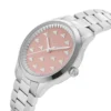 17371526_7 Gucci G Timeless Quartz Pink Dial Silver Steel Strap Watch for Women - YA1265033
