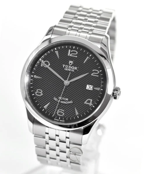 1926602bb5d519aaa Tudor 1926 Automatic Black Dial Silver Steel Strap Watch for Men - M91650-0002