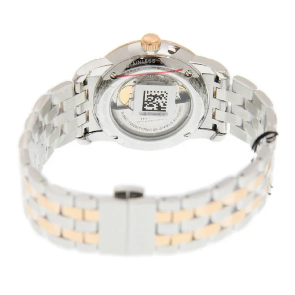1aba0001-dfa9-416a-b6fd-1a0bcf94a50d Mido Baroncelli Automatic White Dial Two Tone Steel Strap Watch For Women - M8600.9.N6.1