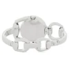 1cd760c3-e0da-44bf-8ad6-6abfe96950e9_1.b7bd1e043e1456736fb22d018226f294 Gucci Horsebit Collection Diamonds Mother of Pearl White Dial Silver Steel Strap Watch For Women - YA139504