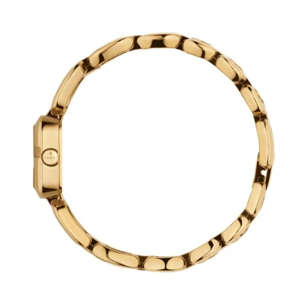 1ea7ef40-614c-4e91-b8a3-527c38e1bf4a_446b4eda-37c3-4330-b333-5bb7f4645e4a BRAND, SELLER, OR COLLECTION NAME Gucci MODEL NUMBER YA1264077 PART NUMBER YA1264077 ITEM SHAPE Round DISPLAY TYPE Analog CLASP Tang Buckle CASE DIAMETER 38 millimeters CASE THICKNESS 9 millimeters BAND MATERIAL Leather BAND WIDTH 19 millimeters BAND COLOR Multi DIAL COLOR Multi MOVEMENT Quartz
