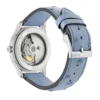 Gucci G Timeless Automatic Mother of Pearl Dial Blue Leather Strap Watch For Women - YA1264113