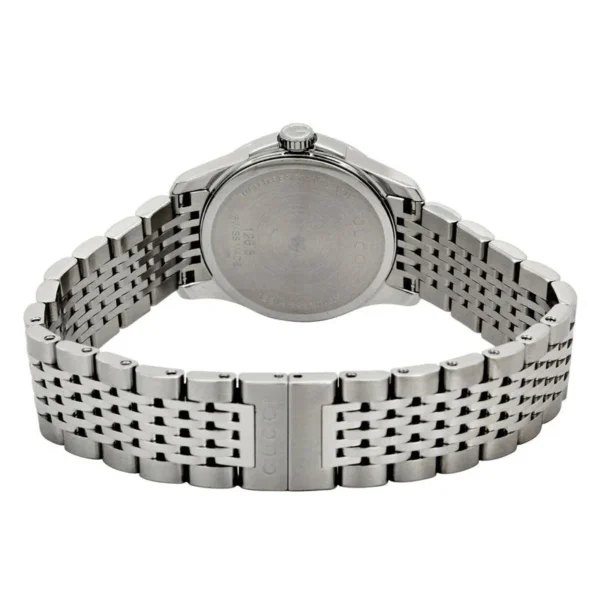 2-7_2866920b-38e2-4c5b-bb31-5ce2ac025d4c Gucci G Timeless Diamonds Mother of Pearl Dial Silver Steel Strap Watch For Women - YA126506