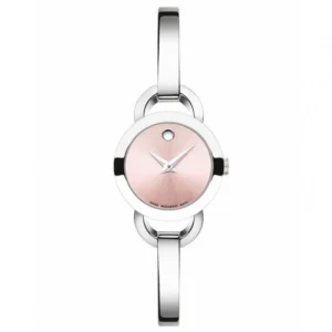 20098-movado-rondiro Movado Rondiro 22mm Pink Dial Stainless Steel Watch For Women - 0606797