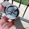 Gucci G Interlocking Quartz Grey Dial Grey Steel Strap Watch For Men - YA133210