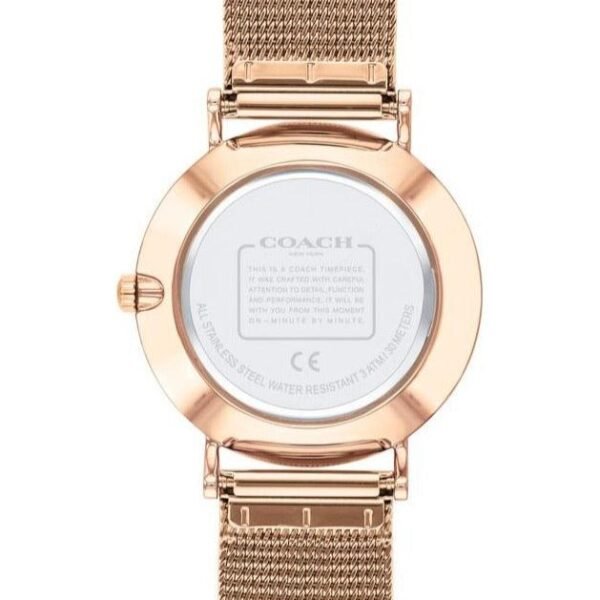 206743935_9999_alt1 Coach Perry Rose Gold Dial Rose Gold Mesh Bracelet Watch for Women - 14503343