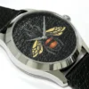 Gucci G Timeless Bee Black Dial Black Leather Strap Watch For Women - YA1264067