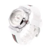 2219600398_1_251b23e5-571a-4f5c-b242-bd4be818f7e5 Gucci Sync Quartz White Dial White Rubber Strap Unisex Watch - YA137302