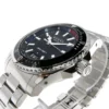 22705_3 Gucci Dive Quartz Black Dial Silver Steel Strap Watch For Men - YA136212