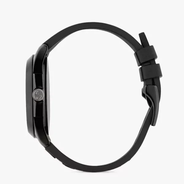 236980894alt3 Gucci G Timeless Cat Motif Black Dial Black Leather Strap Unisex Watch - YA1264021