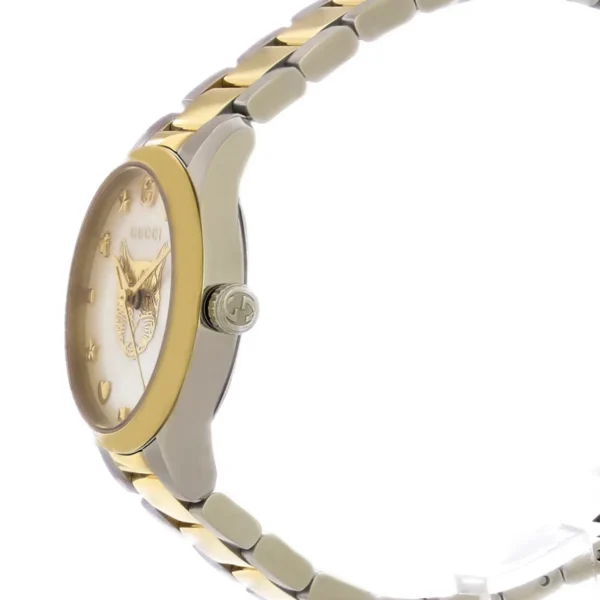 2381201009bs__97887_1280x_f51ffb30-f0ec-4a45-91e6-00b160ae53a7 Gucci G Timeless Quartz Mother of Pearl Dial Two Tone Steel Strap Watch For Women - YA1265012