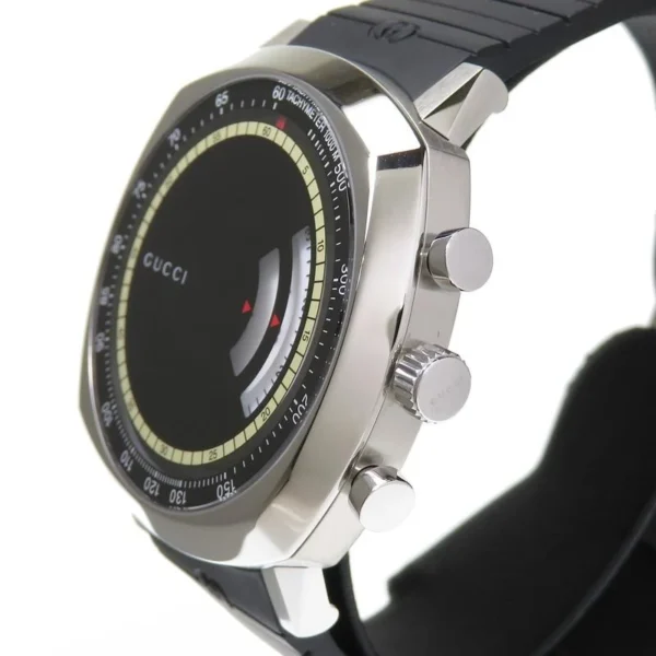 25abb83a-f7f7-41c4-9464-263c27c3fb5c-large_3ef82d57-33f9-478c-8e75-64f67566c0fa Gucci Grip Chronograph Black Dial Black Rubber Strap Watch For Men - YA157301
