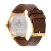 268540.032_2-524294_f755655a-31a1-4024-9a66-6dd4b041095e Gucci Le Marche Des Merveilles Red & Green Dial Brown Leather Strap Unisex Watch - YA126497