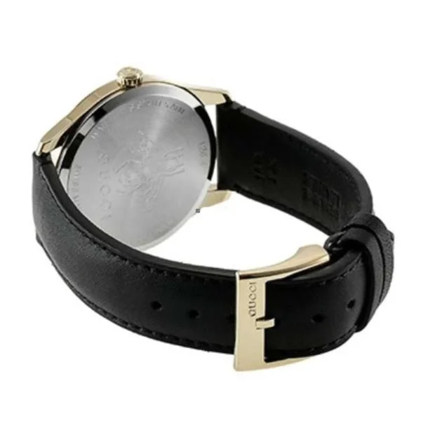 26865732-fivnxxxlh21juxzyfynfra7h-ExtraLarge_479a0b3f-5553-4ca5-9801-2fcee8407b1b Gucci G-Timeless Mother of Pearl Dial Black Leather Strap Watch For Women - YA1264044