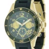 Marc Jacobs Rock Chronograph Green Dial Green Silicone Strap Watch for Women - MBM2597