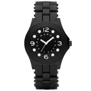 291879_marc-jacobs-mbm2528-pelly_b6419201-52be-4e79-b42e-79084d2ef3b4 Marc Jacobs Pelly Black Dial Black Silicone Strap Watch for Women - MBM2528