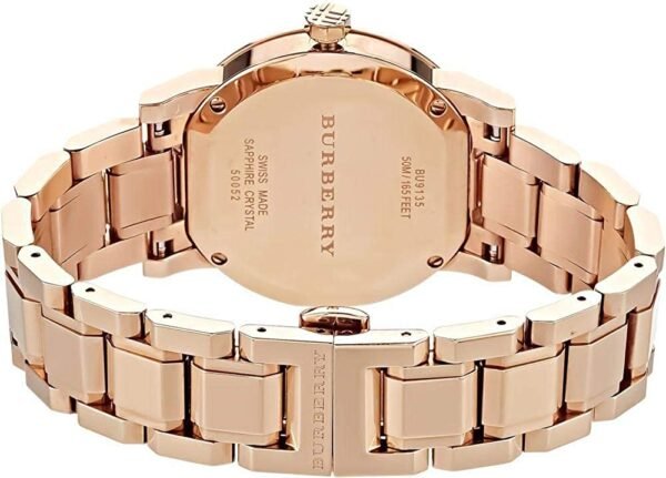2cbf5f3a4b21fd0b659488bab166517a_84600ef2-af5e-46c4-9d77-f1dd305221ff Burberry The City Nude Dial Rose Gold Steel Strap Watch for Women - BU9228