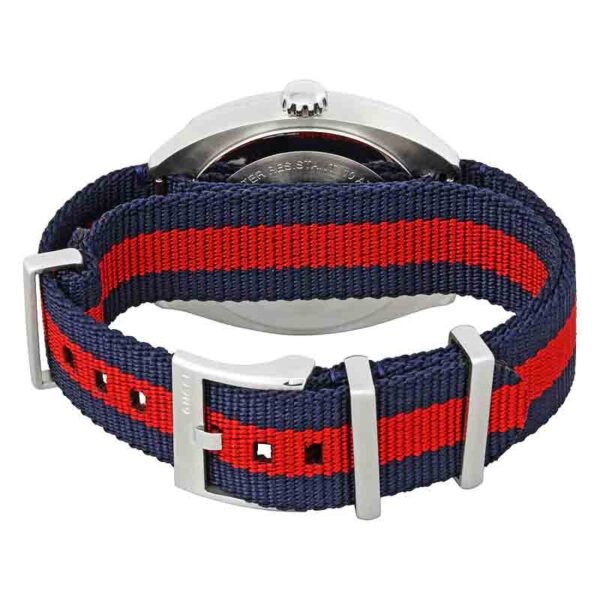 3-1-908776_4e0339a6-be40-4f0a-b7aa-d4b2bcdfb2e5 Gucci GG2570 Quartz Blue Dial Blue & Red Nylon Strap Watch For Men - YA142304